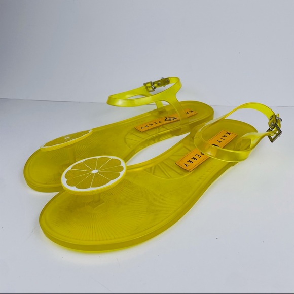 Katy Perry Geli Scented Thong Flip Flop Ankle Strap Sandals Women’s Size 7.5 - Picture 2 of 6